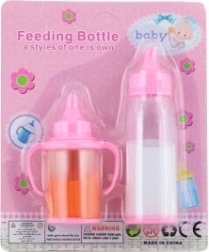 Lėlytės maisto ir buteliukų rinkinys