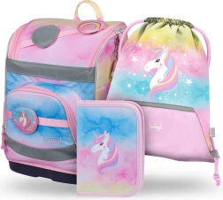 BAAGL rinkinys 3 Zippy Plus Rainbow Unicorn