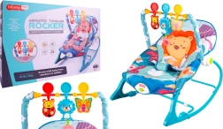 Vibruojanti supynė Liūtas – Mėlyna