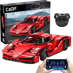 CaDA RC sportinio automobilio konstruktorius Red Blade, 32 cm, 405 dalys, Dual Mode