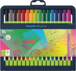 Schneider linijinių rašiklių rinkinys Line-Up, 16 vnt.