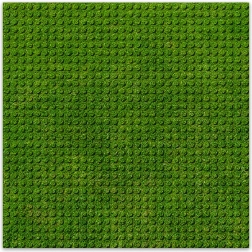 BRIXIES Plus dizaineriškas konstravimo pagrindas žolė 25,5 x 25,5 cm