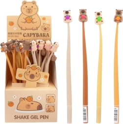 Gelinis rašiklis kapibara 22 cm