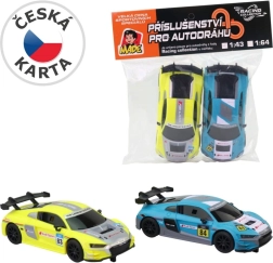 Pakaitiniai automobiliukai autodromui Audi – rinkinys 2 vnt.