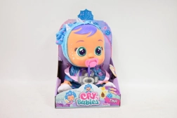 Cry Babies Fantasy interactive doll Tina – blue triceratops