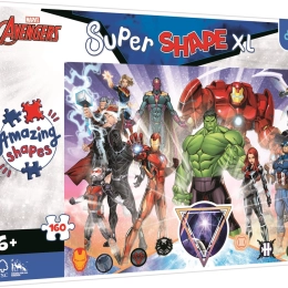 Dėlionė 160 dalių XL Super Shape Avengers Drąsa