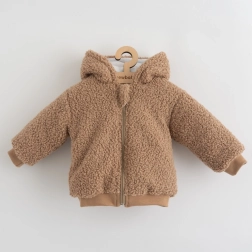 Winter baby hoodie with ears NEW BABY Teddy Winter, size 80 (9–12 months)