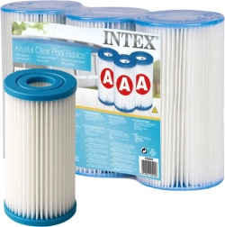 INTEX A tipo baseino siurblio filtras, 3 vnt. rinkinys