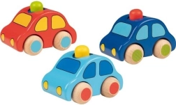 Goki wooden toy car with horn