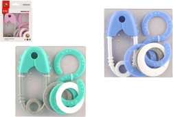 Barškutis segtukas ir aštuoniukė dėžutėje