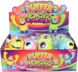 Rubber stress-relief squeeze monster with slime, 11 cm - 1 piece