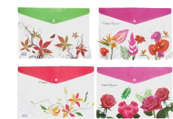 Aplankas su spaustuku Gėlė 26x36 cm