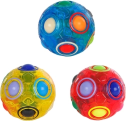 Galvosūkis Magic Ball – 3D rutulys su spalvotais kamuoliukais