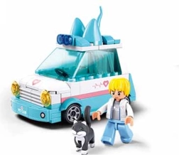 Sluban veterinarinis naminių gyvūnėlių priežiūros automobilis