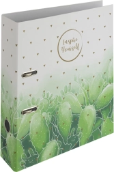 A4 segtuvas su svirtiniu mechanizmu, 7 cm, Romantic Kaktus