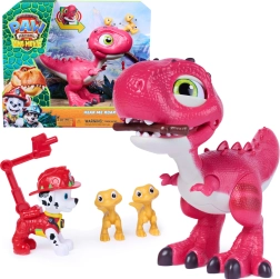 Spin Master Paw Patrol: The Dino Movie interaktyvus dinozauras Rhubarb su Marshall figūrėle ir priedais