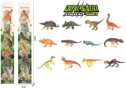 6 plastikinių dinozaurų rinkinys lizdinėje pakuotėje