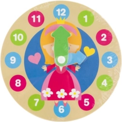 Manas pirmasis medinis laikrodis princesė 14 cm