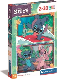 Dėlionė 2×20 dalių Disney Stitch – Clementoni