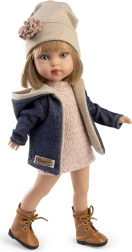 Realistinė lėlė Penelope 34 cm su visa viniline kūno danga