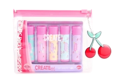 Lūpų balzamų rinkinys dėkle, 5 vnt. CREATE IT!