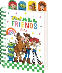 Toy Story A5 spiralinis bloknotas su skirtukais