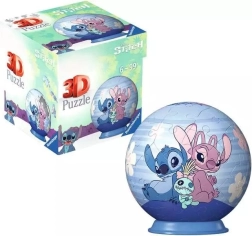 3D puzzle kamuolys DISNEY Sič ir Andžel 54 detalių