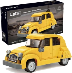 CaDA geltonas miesto automobilis Citroen 2CV