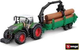 Bburago 1:50 Farm Tractor Fendt 1050 Vario + tree forwarder