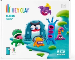 Hey clay aliens – kūrybinis plastilino rinkinys vaikams