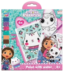 Tapyba akvarelėmis Gabi stebuklingas namelys