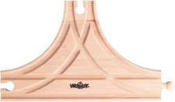 Geležinkelio išsišakojimas „T“ medinėms traukinių trasoms