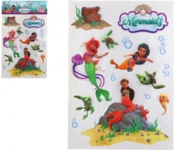 3D sienų lipdukai undinėlės XXL
