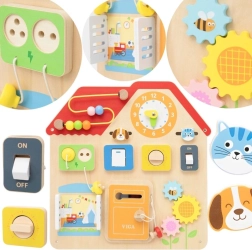 Medinė lavinamoji lenta Namelis Viga