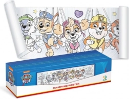 Spalvinimo plakatas PAW PATROL 70 × 16 cm