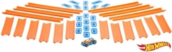 Hot Wheels mega lenktynių trasa su sidabriniu automobilėliu