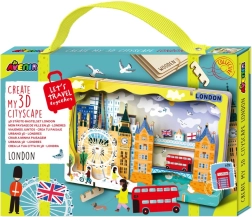 3D wooden puzzle city panorama – London