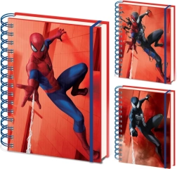 Spiderman lentikuliarinis A5 užrašų sąsiuvinis su spirale