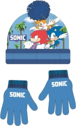 Sonic kepurės ir pirštinių rinkinys, mėlynas