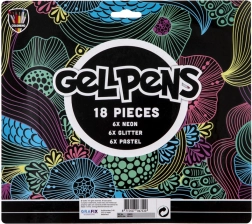 Gelinių rašiklių rinkinys 18 vnt.