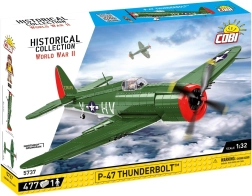 P-47 THUNDERBOLT Aircraft Building Set 1:32 (477 pieces)