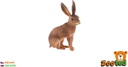 Plastikinė pilkojo kiškio figūrėlė „Zooted“, 6 cm