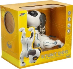 Interaktyvus robotinis šuniukas su nuotolinio valdymo pultu – šokinėja, dainuoja ir reaguoja į komandas