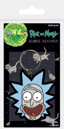 Guminis raktų pakabukas RICK AND MORTY – Riko pašėlusi šypsena
