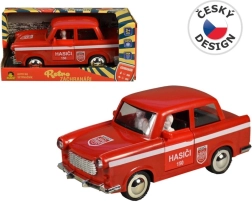 Retro gaisrinės automobilis su inercine pavara