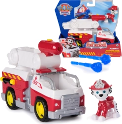 PAW Patrol ugniagesių automobilis su Maršalo figūrėle ir vandens sviediniais