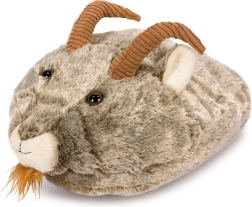 Cozy Noxxiez šildantis pliušinis šlepetė Ožys