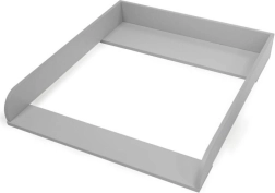 Pilka vystomas lentynėlė – medinis antstatas, suderinamas su IKEA