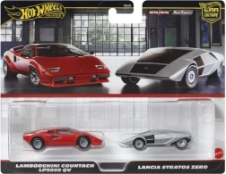 Hot Wheels premium twin pack – Lancia and Lamborghini 1:64