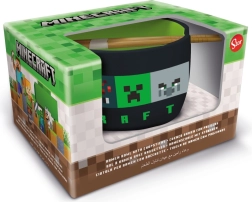 Minecraft ramen dubenėlis ir lazdelės dovanų rinkinys